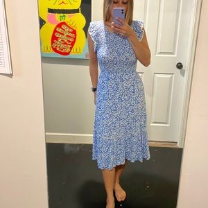 Lost & wander blue flower dress M